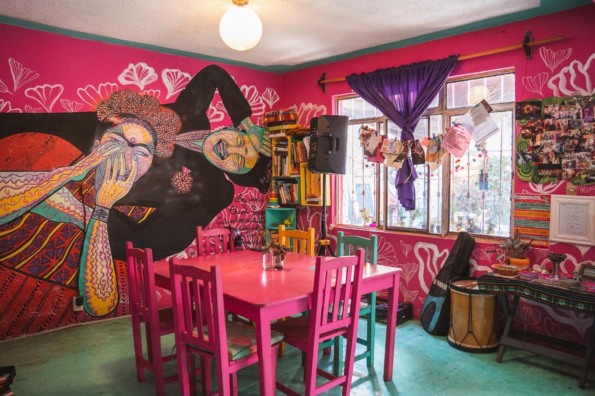 Historika Hostel Cultural San Cristobal de las Casas Bagian luar foto