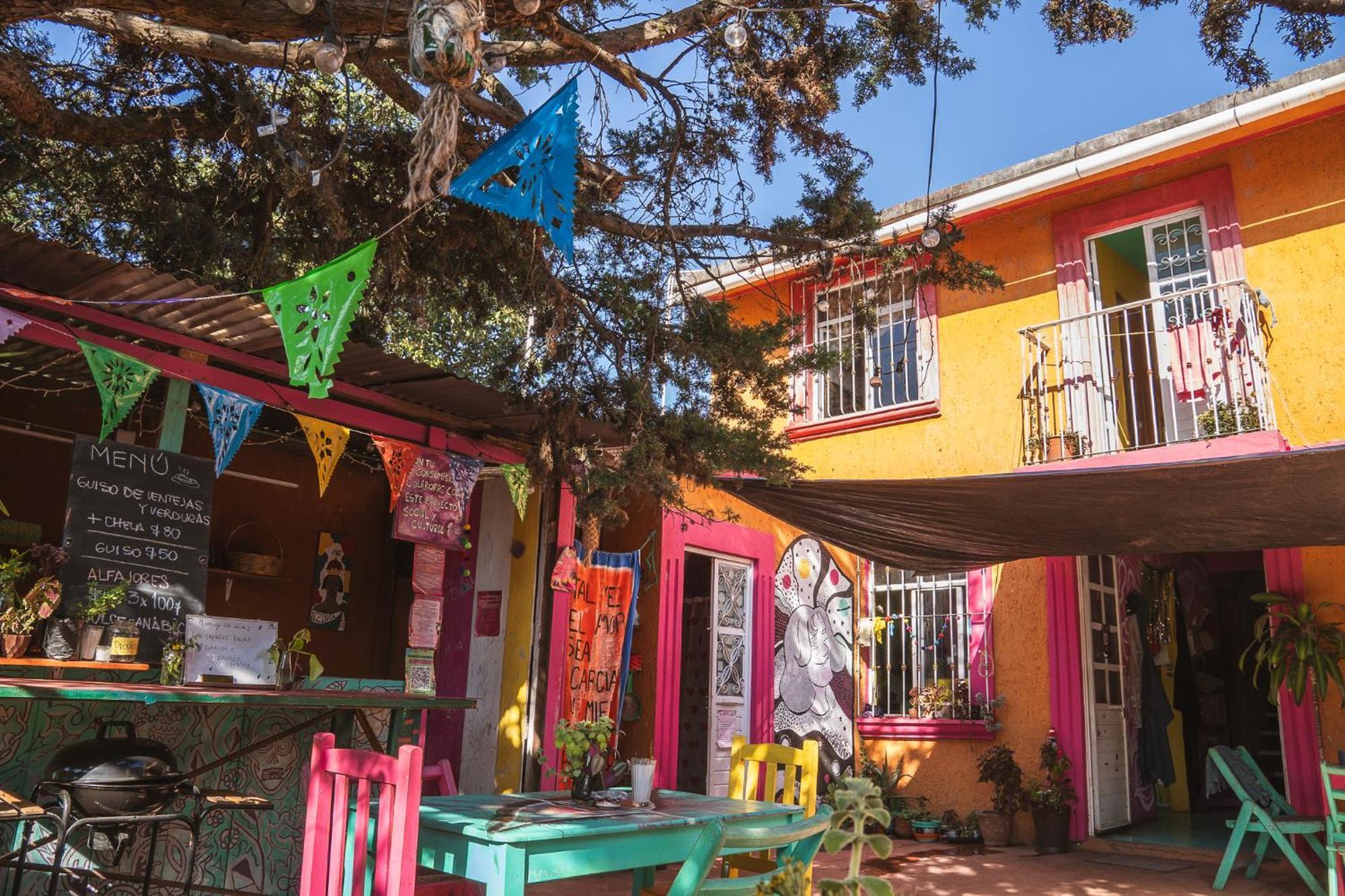 Historika Hostel Cultural San Cristobal de las Casas Bagian luar foto